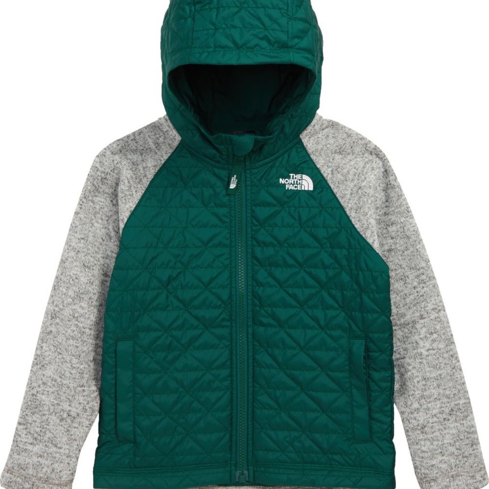 North face quilted fleece 3t